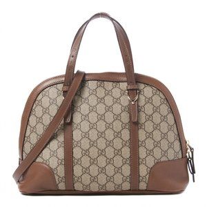 ❌SOLD❌ Gucci GG Supreme Monogram Nice Top Handle Dome Bag